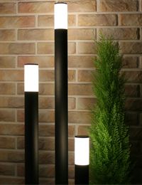 샌딩(블랙) LED 슬림 잔디등[소/중/대] (Ø60/ 0.43M, 0.73M, 1.02M)