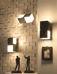 LED 사각 회전 벽등